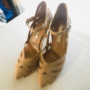 Audrey Brooke laser cut heels